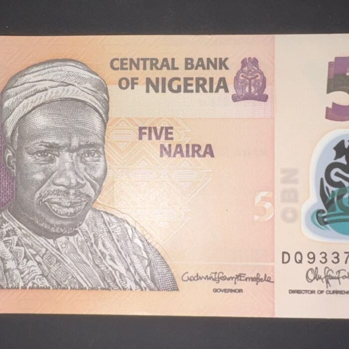 NIGERIA - 5 NAIRA 2018 - 100 PCS BUNDLE