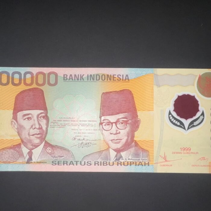 INDONESIA 100000 1 Lakh Rupiah  Condition XF C-37